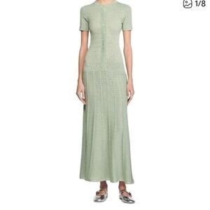 Sandro Mint Green Maxi Dress